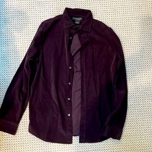 Rust brush 100% cotton mens button down shirt new but no tag / machine washable